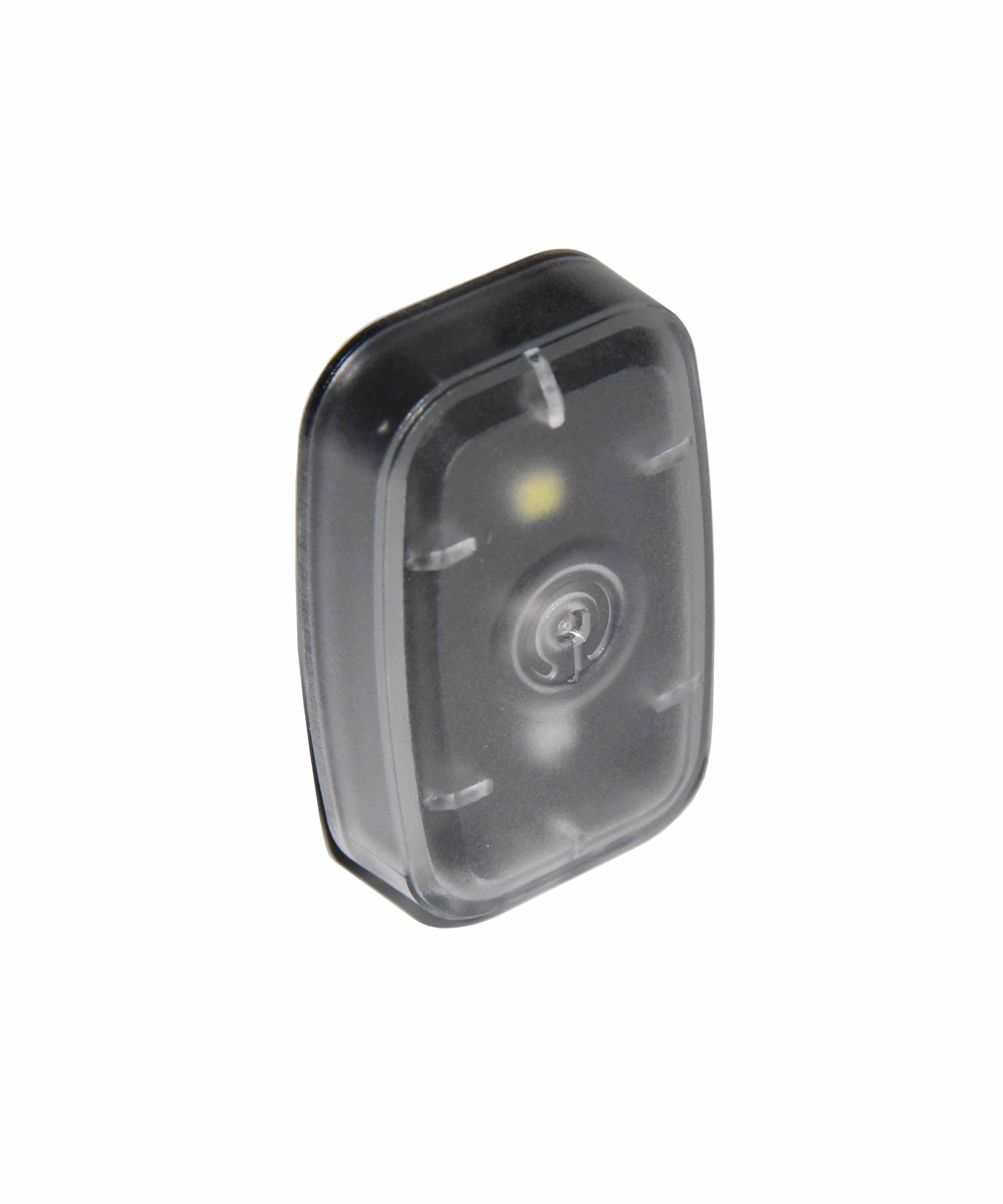 Rechargeable LED clip-on light for dogs, runners, or hikers adds safety and visibility during night walks or outdoor activities.