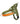 Green no-pull dog harness with orange accent, adjustable straps, and strong metal rings for secure, comfortable daily walks.